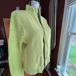 Twiggy Lime Green Women's Cardigan
